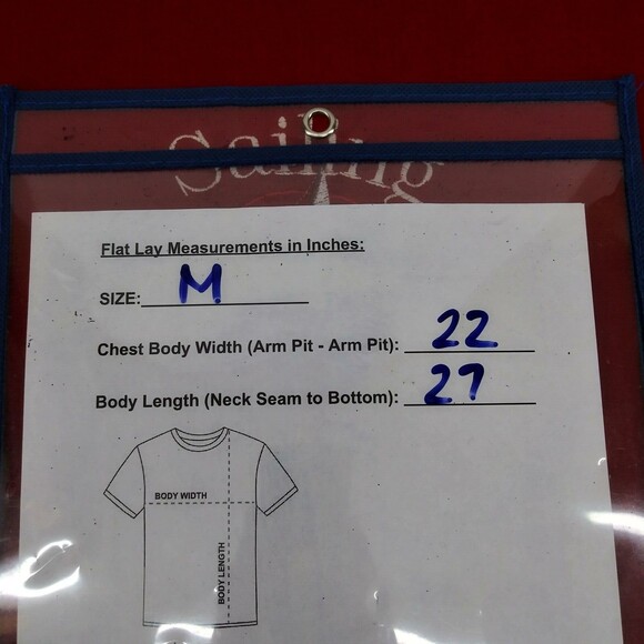 Sailing Sweatshit Mens Medium Red Long Sleeve Embroidered - Picture 4 of 9